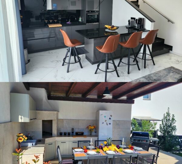 Indoor i outdoor kitchen